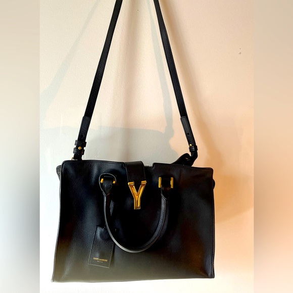Yves Saint Laurent Handbags - Authentic YSL Y black bag